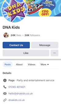 dna kids facebook page